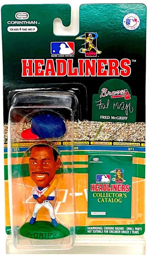 Vintage 1996 Corinthian Headliners Fred McGriff Atlanta Braves