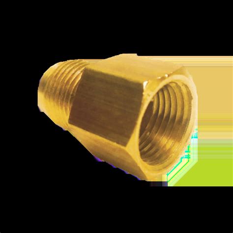 Conector Flared Macho Hembra De 3 8 X 1 2 De Bronce 2 Unidades