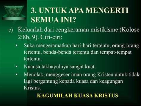 Doktrin Yesus Kristus Adalah Gambar Allah Yang Tidak Kelihatan Ppt