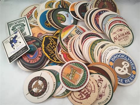 Set Of 128 Cardboard Drink Bar Coasters A Great Variety Of