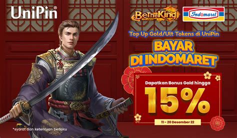 Top Up Goldult Tokens Di Unipin Dan Bayar Di Indomaret Dapatkan Bonus