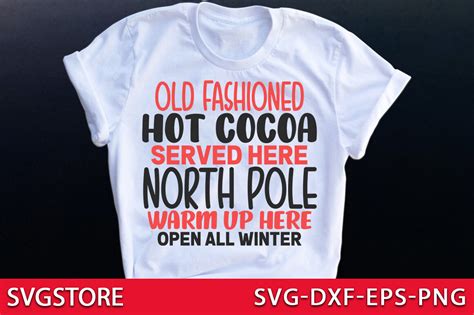 Old Fashioned Hot Cocoa Served Here Graphic By SVGstore Creative Fabrica