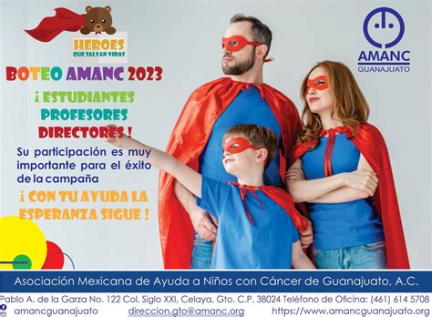 Arranca campaña de Boteo Héroes que salvan vidas por parte de AMANC