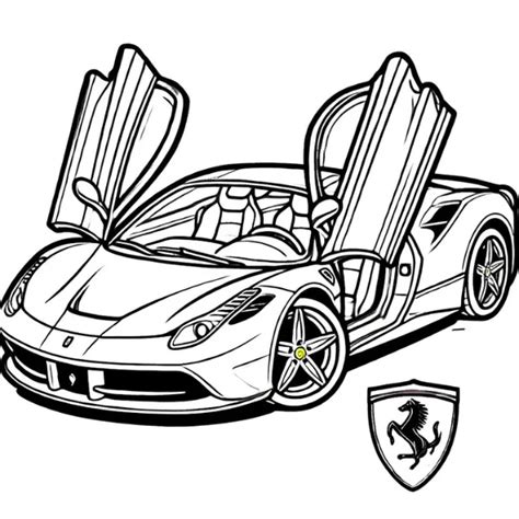 46 Free Ferrari Coloring Pages Pdf For Little Drivers