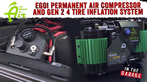 Up Down Air EGOI Permanant On Board Air Compressor Gen 2 Air 4 Tire