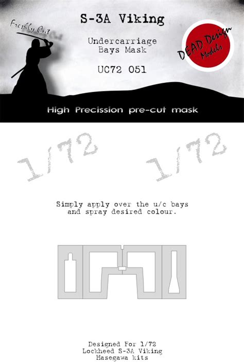 Lockheed S A Viking Undercarriage Bays Masks For Hasegawa Kits