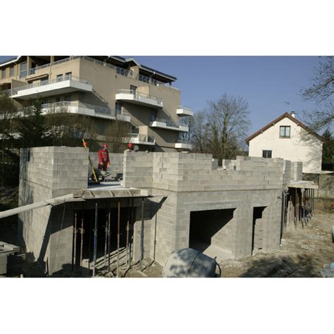 Bloc béton d angle à emboîtement Elibloc B40 250 MM x 200 MM