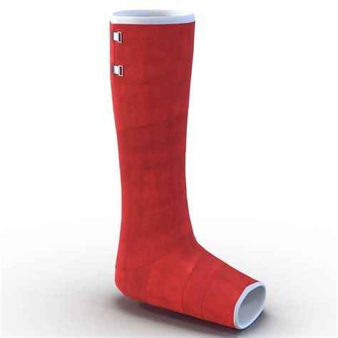 Orthopedic Cast Leg 3D Model $39 - .max .3ds .c4d .fbx .obj .ma - Free3D