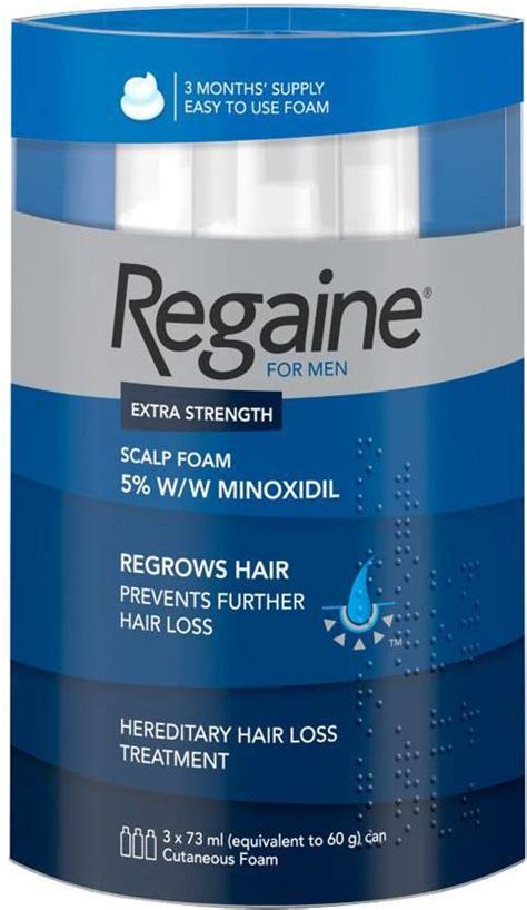 Regaine Scalp Foam 5 W W Minoxidil 73ml 3pcs Liquid • Price