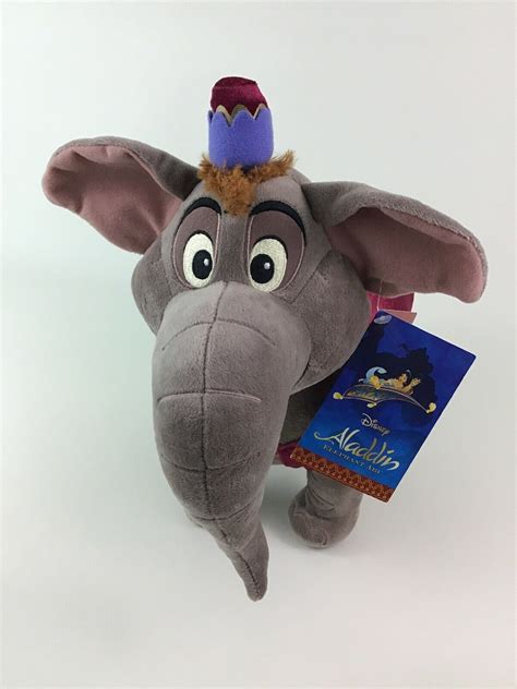 Disney Store Aladdin Abu As An Elephant 14 X 16 Plush Stuffed Toy New With Tags Plush Toys