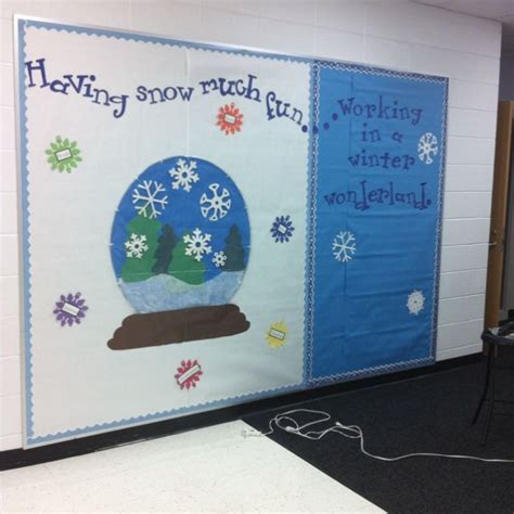 The Winter Bulletin Board I And A Co Worker Created That I Was Told I