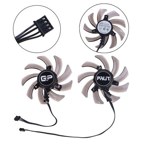 2PCS 85MM Graphics Card Cooling VGA Fan GA91S2U 4Pin 12V Fan For