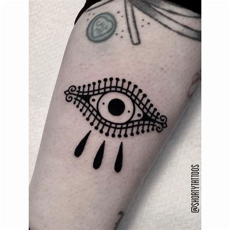 Crying Ornamental Eye Tattoo Eye Tattoo Tattoos Blackwork Tattoo