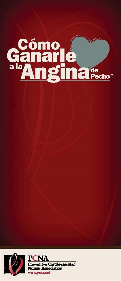 Angina Spanish Tri Fold