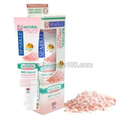Зубная паста с гималайской солью Sparkle Natural Himalayan Pink Salt ...
