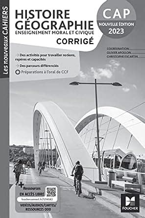 Les Nouveaux Cahiers Histoire Geographie Emc Cap Ed Corrig