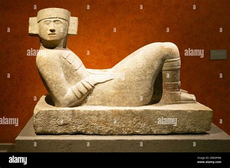 Chac Mool Statue Figure From Chichen Itza Yucatan National Museum Of