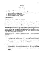 Module Problem Solving Docx Pdf Chapter Problem Solving