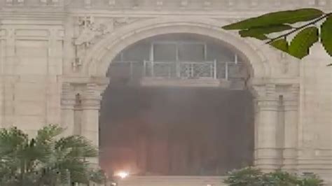 Up Fire Breaks Out In Lucknow Vidhan Sabha City Times Of India Videos