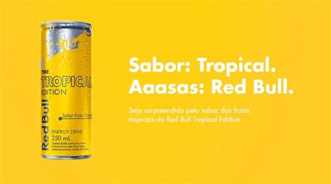 Redbull Energy Drink The Tropical Edition Energético 250ml Mercado