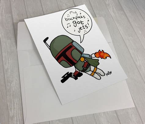 Boba Fett Birthday Card Birthdaybuzz