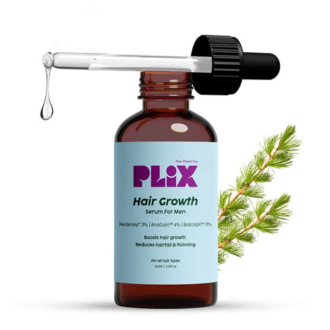 Plix Hair Growth Stimulating Serum For Men Buy Plix Hair Growth