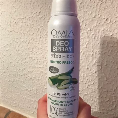 Omia Laboratoires Deo Spray Erboristico Neutro Fresco Aloe Vera Review