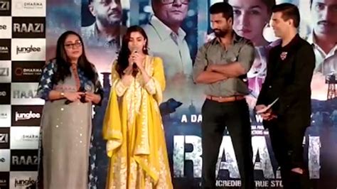 Alia Bhatt Meghna Gulzar Vicky Kaushal Karan Johar And Others Attend