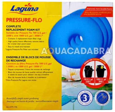 Laguna Pressure Flo 2500 3000 Filter Foam Kit Set PT1501 PF2500 PF3000