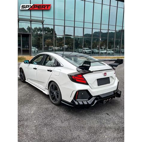 Honda Civic Fc Spoiler Mg Design Shopee Malaysia