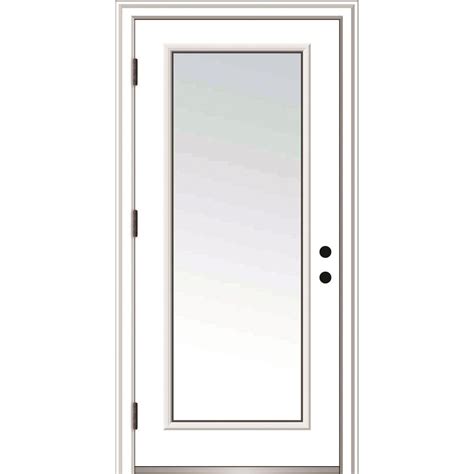 Mmi Door In X In Classic Right Hand Outswing Full Lite Clear