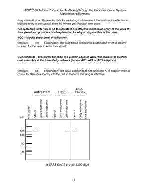 MCB2050 W17 Tutorial 4 MCB 2050 MCB 2050 Tutorial Assignment 4