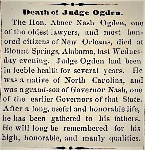 Abner Nash Ogden Sr 1809 1875 Find A Grave Memorial