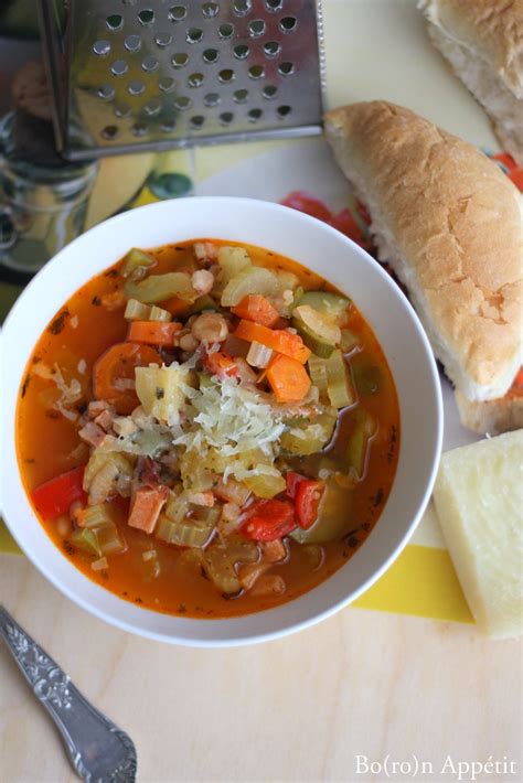 Blog Bo ro n Appétit Zupa Minestrone