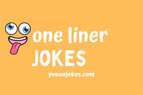 One Liner Jokes Hilarious Short And Sweet Humor Puns N Jokes