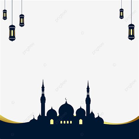 Mosque Ramadan Kareem Vector Hd Images Ramadan Kareem Frame With