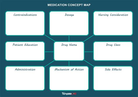 Medication Concept Map Examples Dreddy Kimberlee