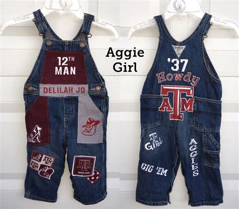 Aggie Yell Leader Overalls Texas A&M Yell Leader Overalls | Etsy