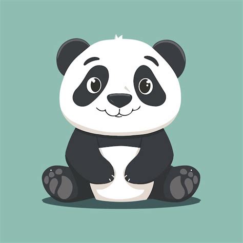 Ilustra O De Desenho Animado De Panda Fofo Vetor Premium