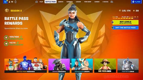 Fortnite Chapter 5 Season 2 Official Skin Battle Pass Full Showcase Youtube