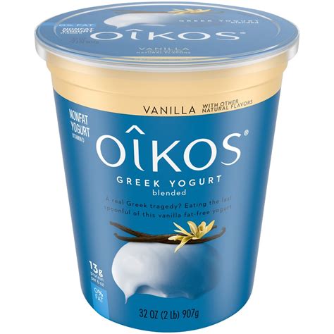 DANNON OIKOS VANILLA 32oz | LOSHUSAN SUPERMARKET | DANNON | JAMAICA