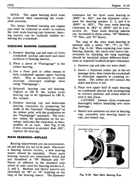 1956 Oldsmobile Shop Manual Engine Page 19 Of 74