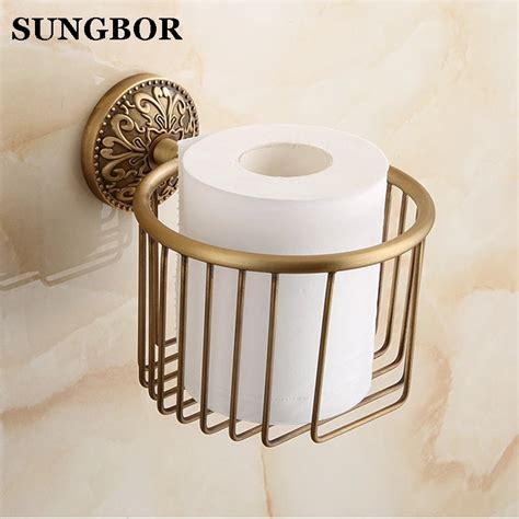 Aliexpress Buy European Art Antique Brass Bathroom Toilet Paper