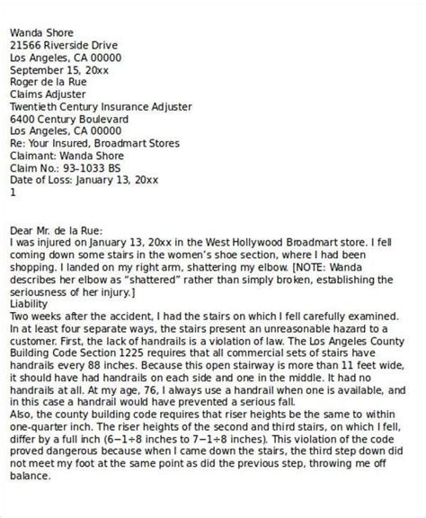 Personal Injury Demand Letter Template