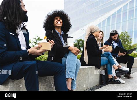 Employees Lunch Break Hi Res Stock Photography And Images Alamy