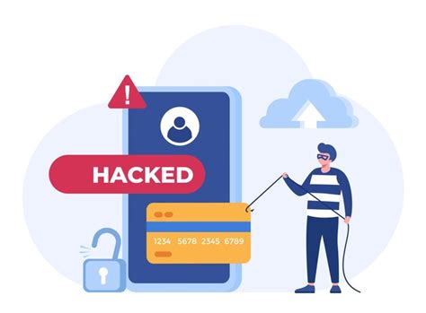 Premium Vector Hacking Phishing Scam And Error Protection Cyber Crime