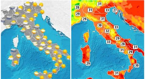 Meteo il caldo quando finirà Temperature fino a 35 gradi ecco quale