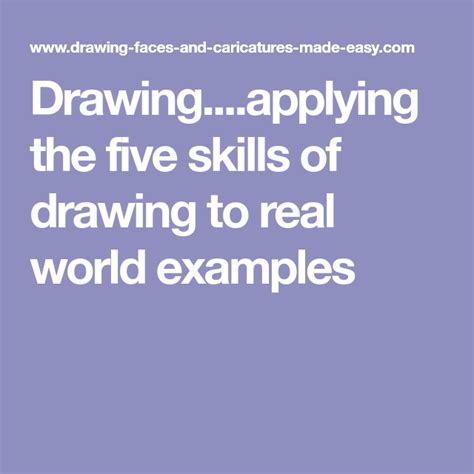 Drawing....applying the five skills of drawing to real world examples | How to apply, Drawings ...