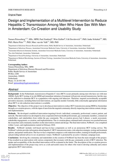 Pdf Design And Implementation Of A Multilevel Intervention To Reduce