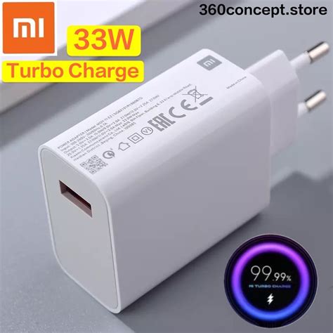 Xiaomi 33W Charger Adapter Type C Turbo Charge For Mi 11 Poco F3